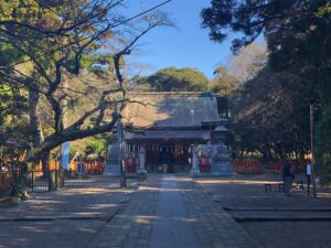 息栖神社の本殿です