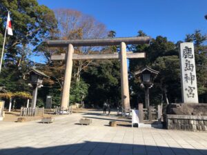 鹿島神宮の鳥居です